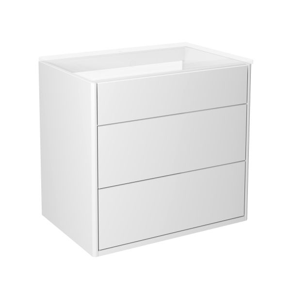 Gustavsberg Graphic Komuutti 60 cm, ilman pesuallasta valkoinen