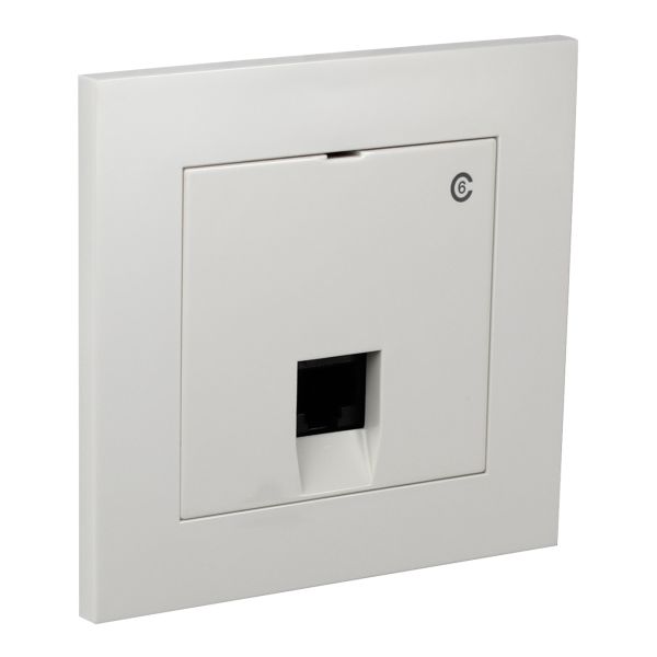 Elko Plus Modulaarinen pistorasia Upotettava 1 x 8 K6 valkoinen