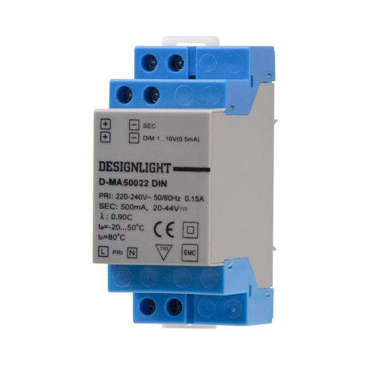 Designlight D-MA500 -22DIN Ohjain 5000 mA, 11-22W