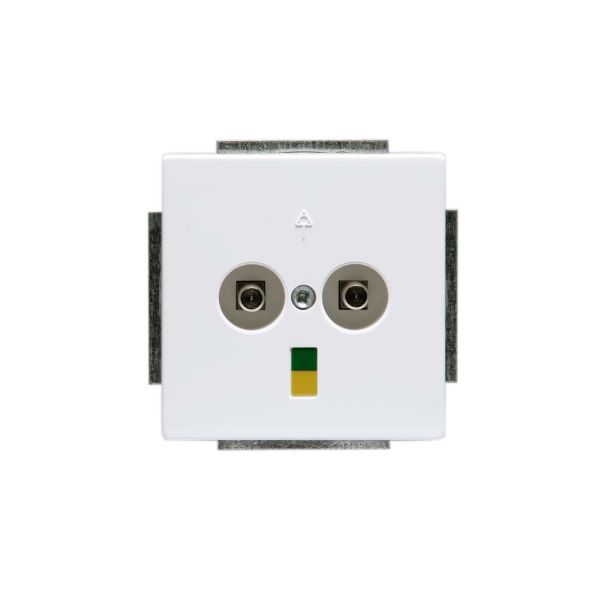 ABB Impressivo Potentiaalintasauspistorasia 2-osainen Valkoinen