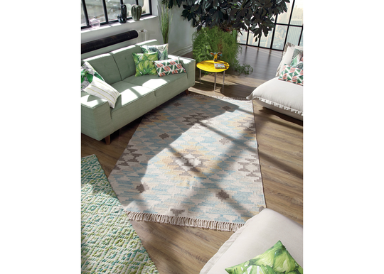 Matto Vintage Check Kelim 65x135cm