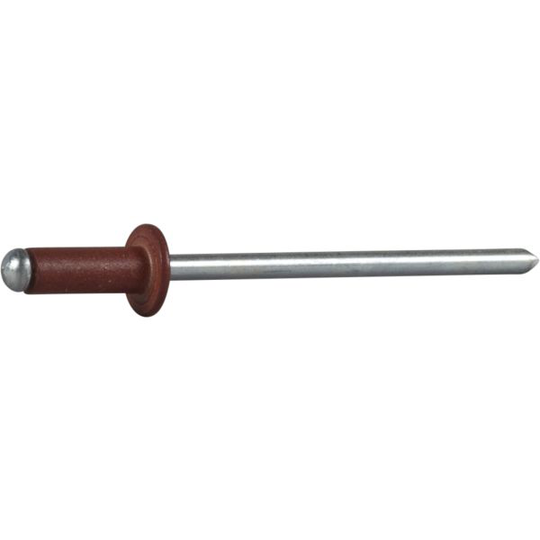 ESSVE 62705 Vetoniitit Ø3,2 x 8 mm, alumiini/teräs, avoin tiilenpunainen, 925 kpl