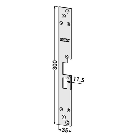 STEP ST195-A Tolppa mallille Sapa 2050, Schüco RS 65 Vasen