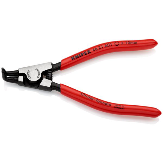 Knipex 46 21 A01 Lukkorengaspihdit ulospäin, kaareva 3-10 mm