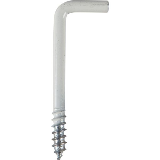 ESSVE 520280 Kulmakoukku valkoinen 40 mm, 6 kpl