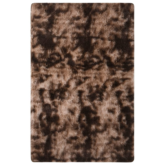 vidaXL Shaggy-matto harmaanruskea 230x160 cm