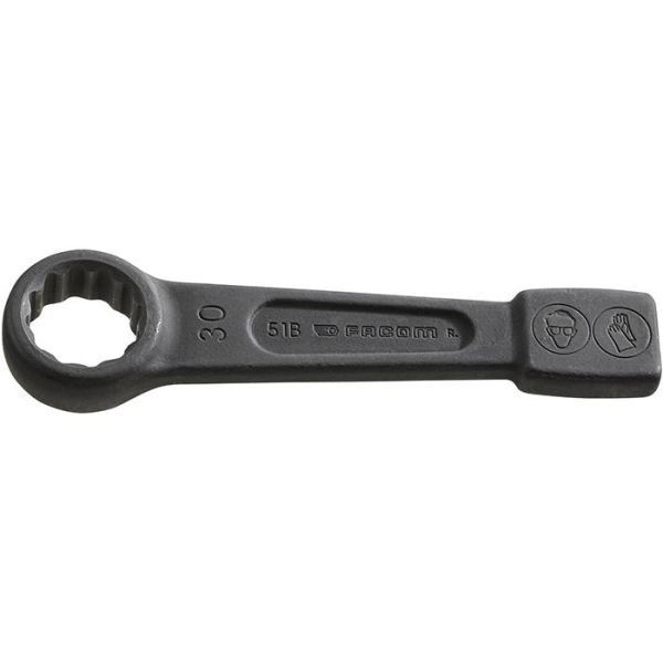 Facom 51B.100 Iskurengasavain Mustattu polygoni 100mm