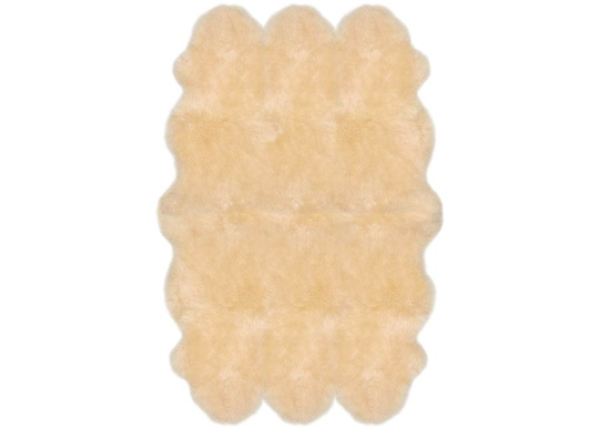 Aito lampaantalja Merino cream Sexto ±130x180 cm