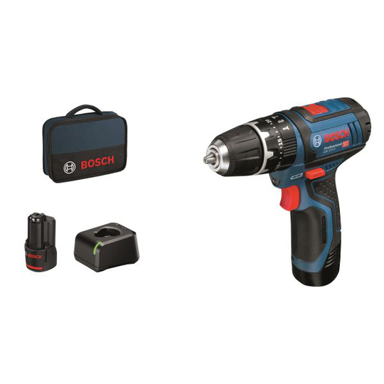 Bosch GSB 12V-15 Iskuporakone sisältää akun ja laturin
