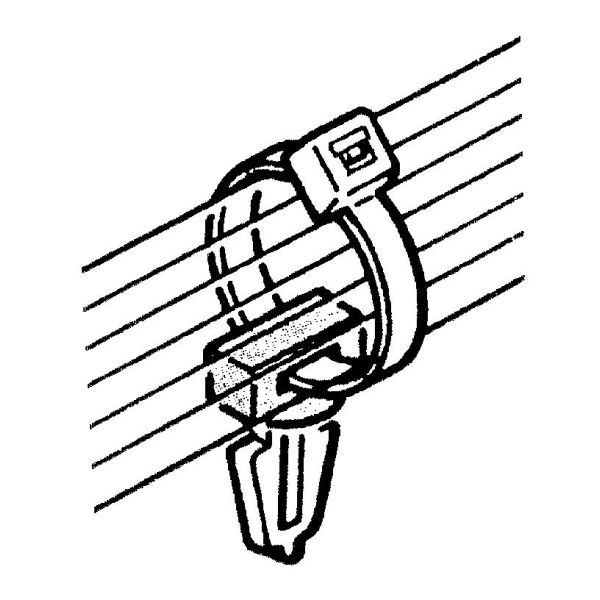 Hellermann Tyton 151-01600 Ankkuri 15,8 x 10,2 mm, 100 kpl