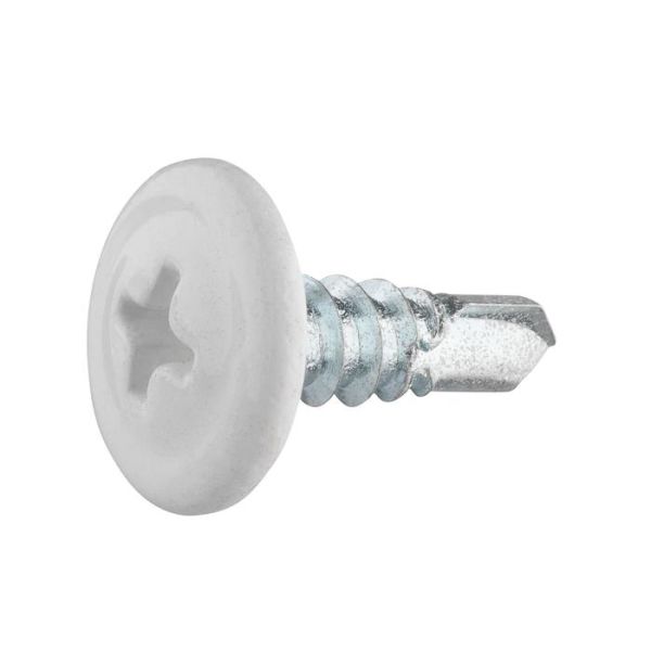 Grabber 166007 Asennusruuvi 4,2 x 13 VALKOINEN PORAKÄRKI, 100 kpl