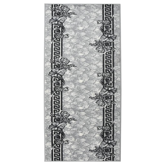 vidaXL Käytävämatto BCF harmaa 100x200 cm