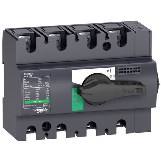 Schneider Electric 28909 Kuormankytkin 0–690 V 100 A, 4-napainen
