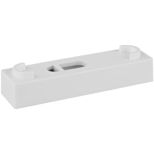 Faluplast 16210 Välikappale 10 x 60 mm, yksi-/kaksiosaiselle kiinnikkeelle, valkoinen