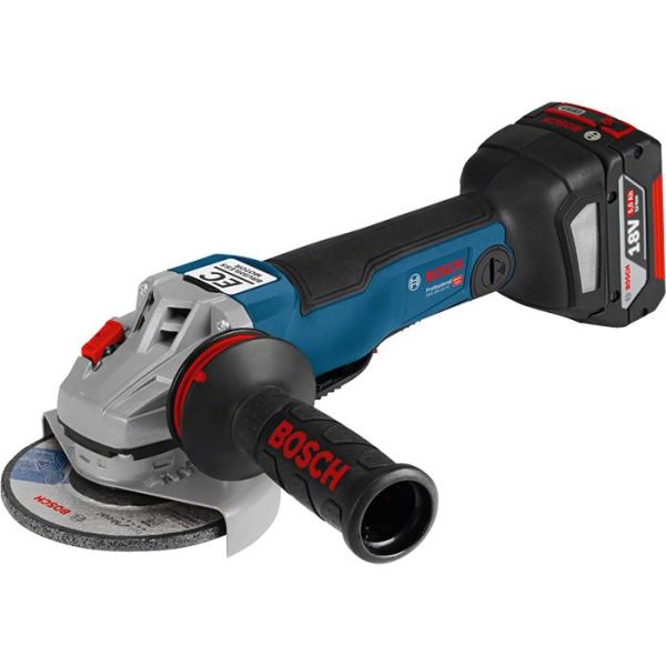 Bosch GWS 18V-125 PCT Kulmahiomakone sis. 5,0 Ah:n akut ja laturin