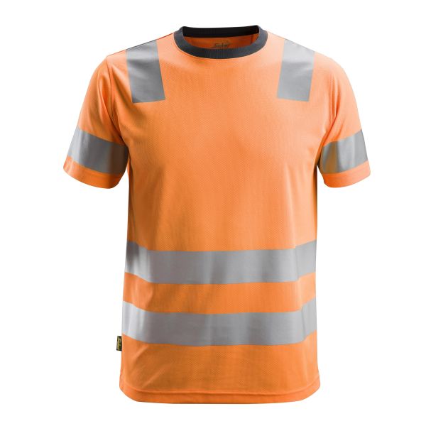 Snickers 2530 AllroundWork T-paita heijastimet, oranssi XS